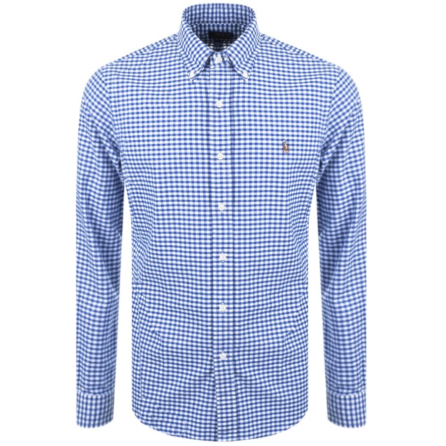 Alternative Image for ProductRalph Lauren Gingham Long Sleeve Shirt Blue1